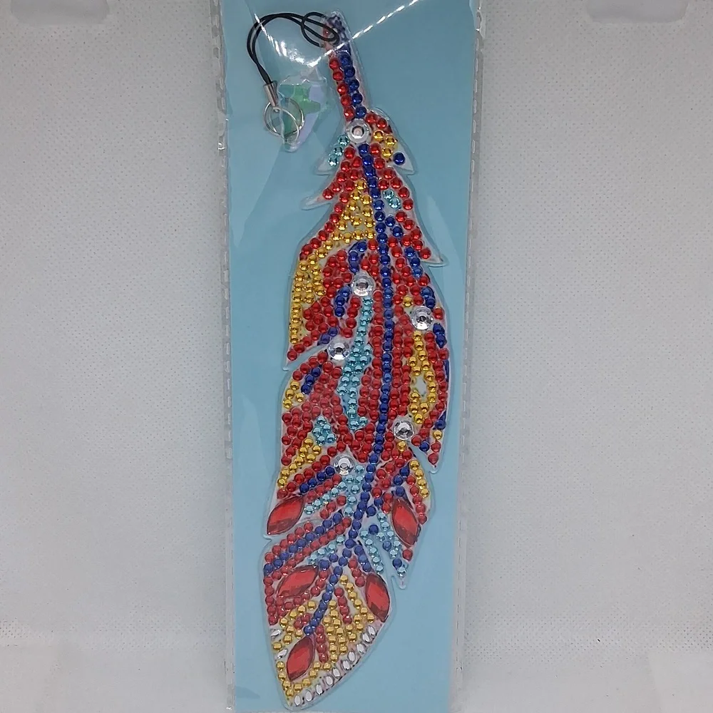 Handmade Rhinestone Bookmark - Picture 2 of 3